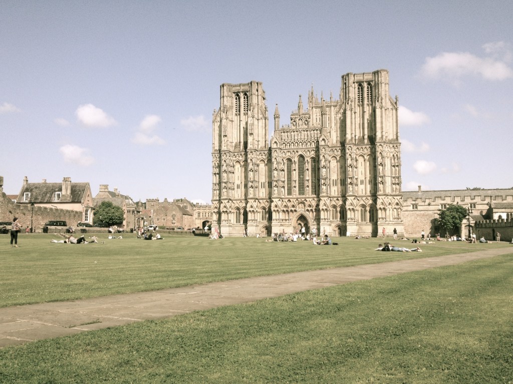 in front of the Cathedral
